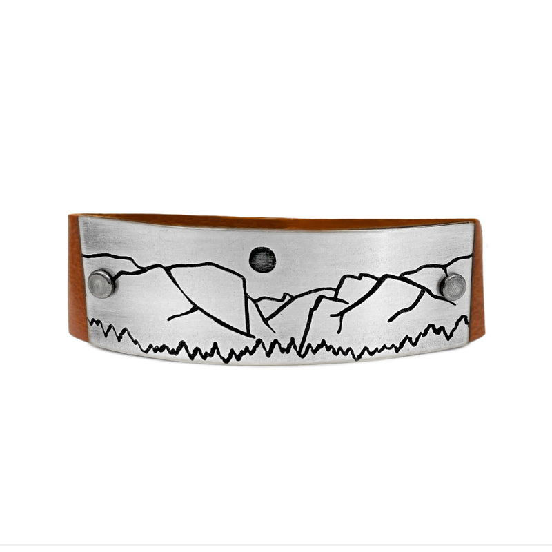 Yosemite Leather Cuff Bracelet