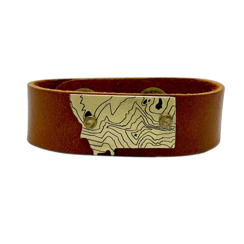 Rising Wolf MT Leather Cuff Bracelet