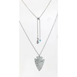 Arrowhead Long Layered Necklace, [variant_title], daphne lorna