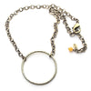 Hula Necklace, Antique Brass / Chain, daphne lorna