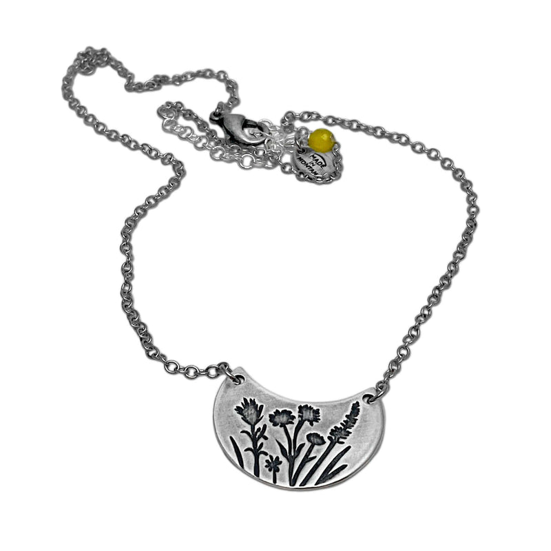 Wildflower Basket Necklace