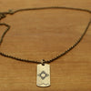 Sol Necklace, Antique Brass / Chain- 18", daphne lorna