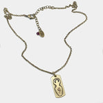 Triple Goddess Necklace, Antique Brass, daphne lorna