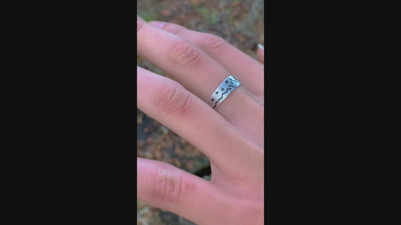 Skinny High Alpine Adjustable Ring