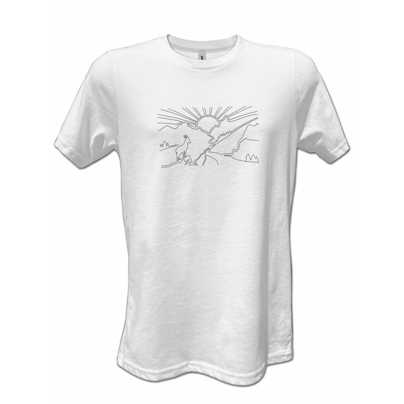 Going to the Sun Organic Unisex Shirt, xs / White, daphne lorna