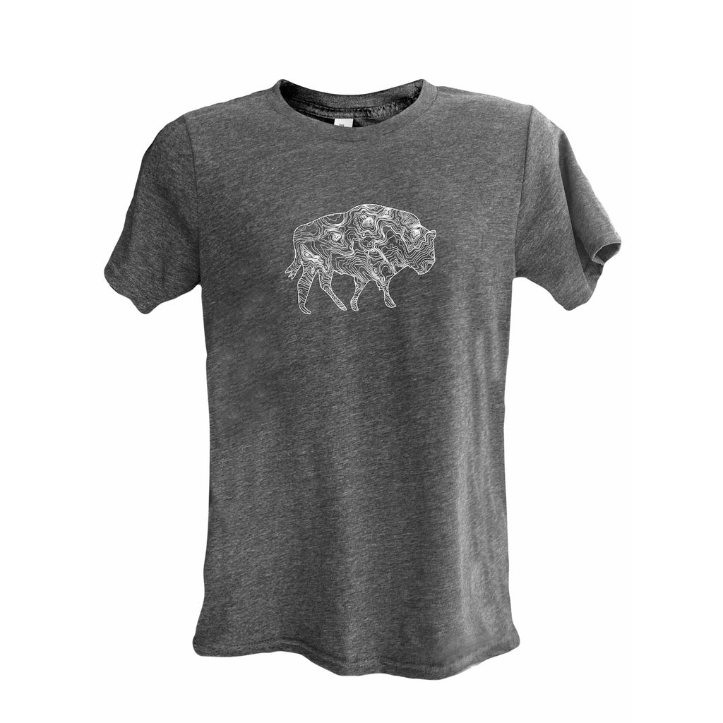 Buff in the Tetons Sustainable Unisex Shirt, xs / Grey, daphne lorna