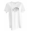 Buff in the Tetons Sustainable Unisex Shirt, xs / White, daphne lorna