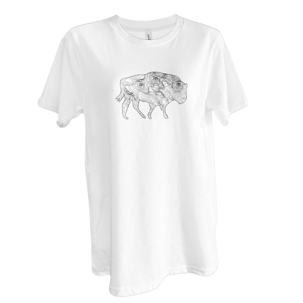 Buff in the Tetons Sustainable Unisex Shirt, xs / Grey, daphne lorna