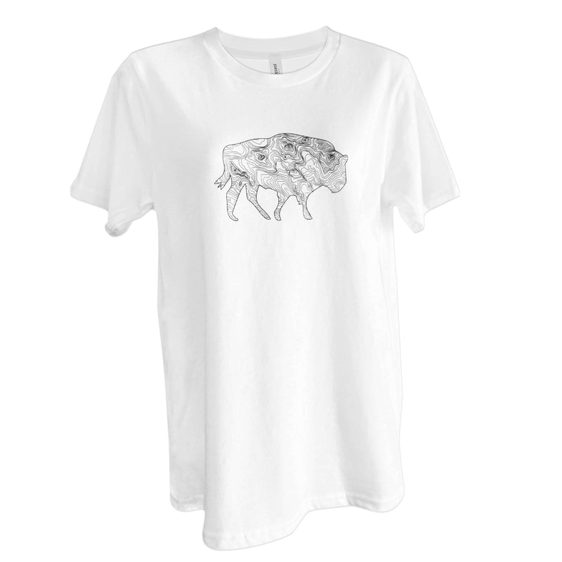 Buff in the Tetons Sustainable Unisex Shirt, xs / White, daphne lorna